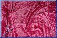 Stoffmuster: Rosafarbener Samt - bi-elastisch