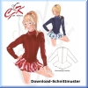 Download Pattern Skating Dress Size 110 - 158